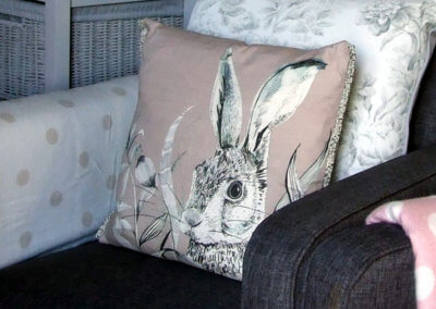 Hare pillow